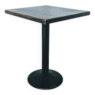 Table bistrot en bois et fer