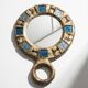 Hand mirror in gilded lead by Irena Jaworska (student of Line Vautrin)