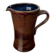Ceramic vase carafe from a German studio from the mid-century by Till Sudeck, 1960s.