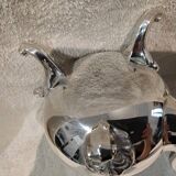 Silver-plated metal teapot by Christofle, Marly rocaille pattern, 1L