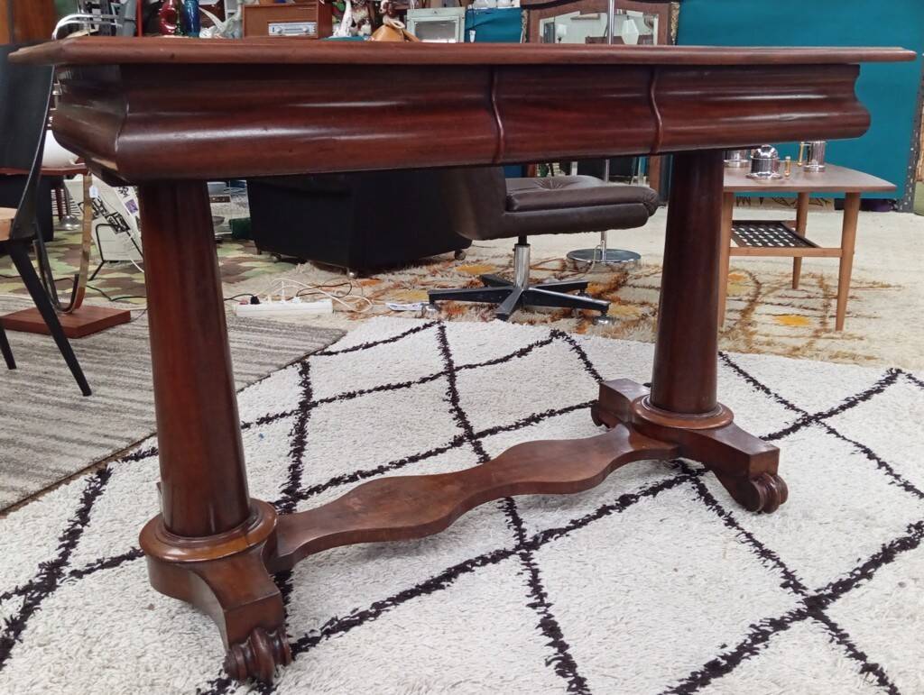 Regency mahogany console desk 19th century