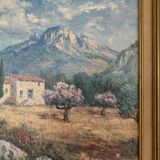 Oil on canvas provençal painting signed