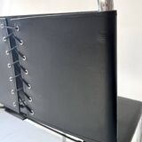 2 B33 chairs in chromed metal and black leather