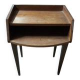 Scandinavian teak bedside table (2 available)