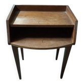 Scandinavian teak bedside table (2 available)