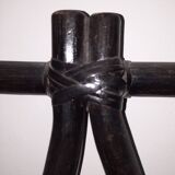 Bamboo wall mounted coat rack