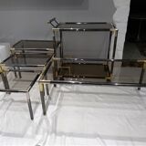 All pull-out tables, serving, table low vintage 1970