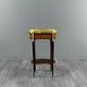 Louis XVI style gueridon in mahogany and gilded bronze, 20th century