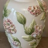 Chaumette Model Hortensias Lamp Base - Barbotine H 40 cm