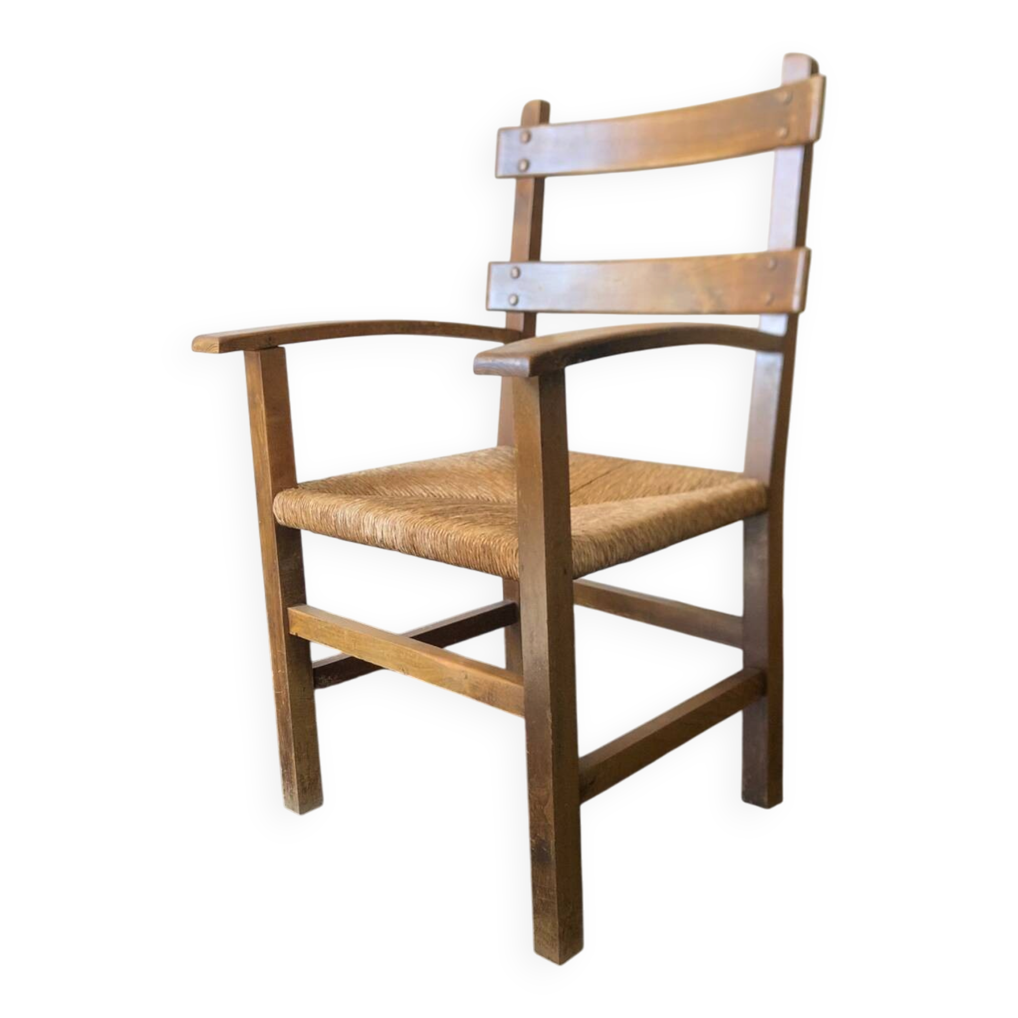 Spanish brutalist armchair, circa 1960