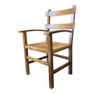 Spanish brutalist armchair, circa 1960