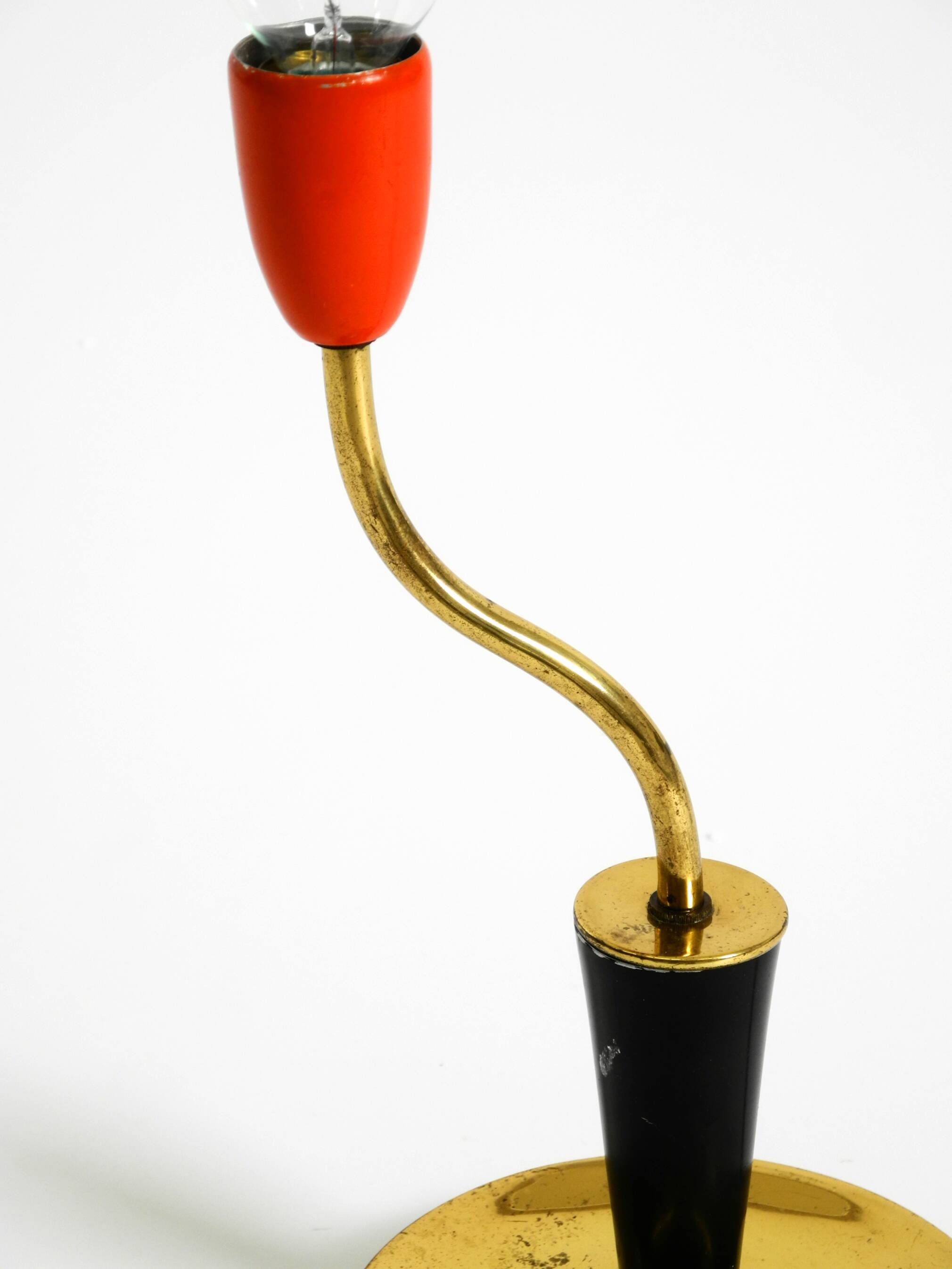 Beautiful original Mid Century Modern brass table lamp