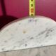 Wooden toilet table - marble