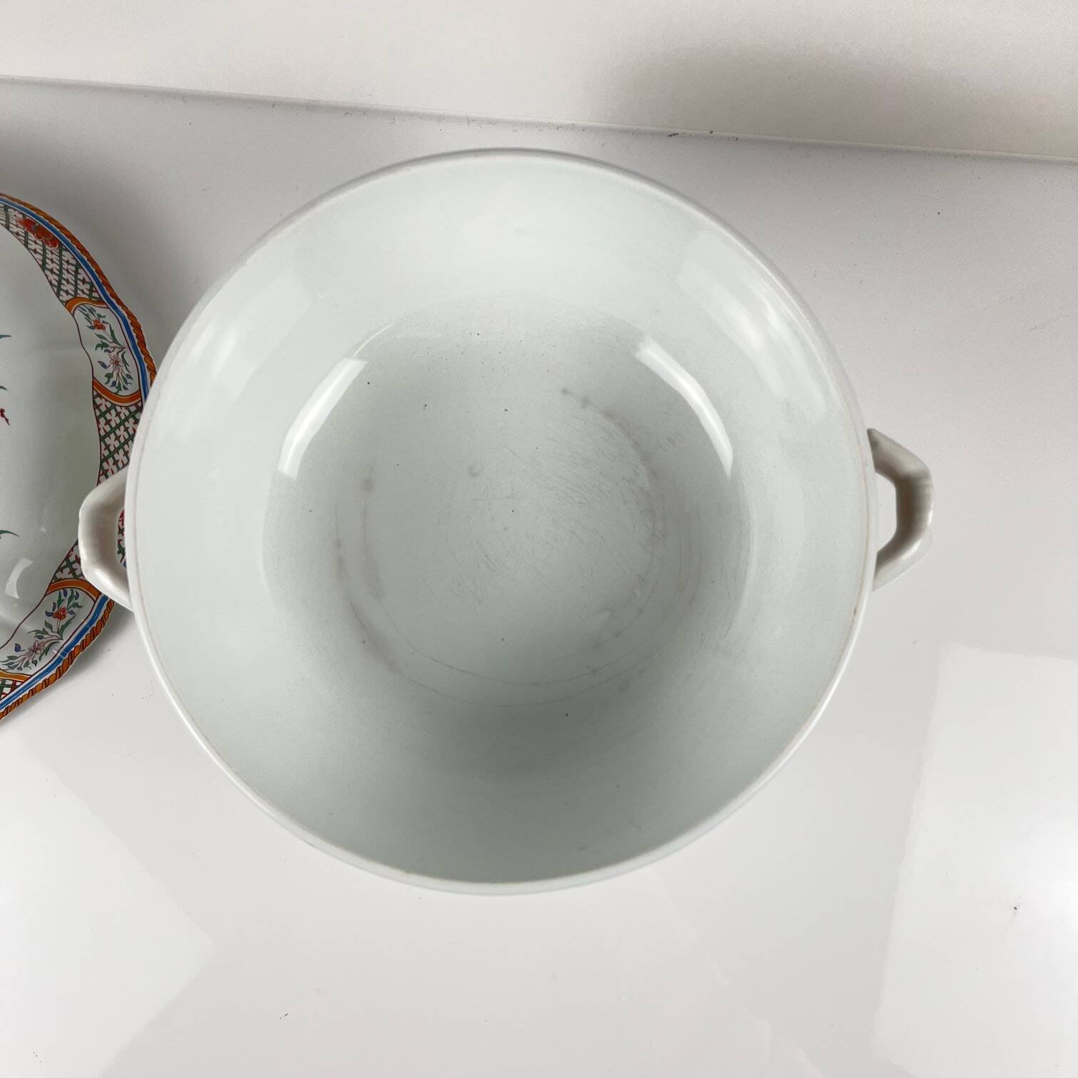 Gien soup tureen model Rouen Sainfoin, 1990, limited edition 693/1500