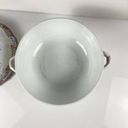 Soupière Gien modèle Rouen Sainfoin, 1990, tirage limité 693/1500