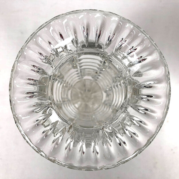 Pair of baluster-shaped glass vases