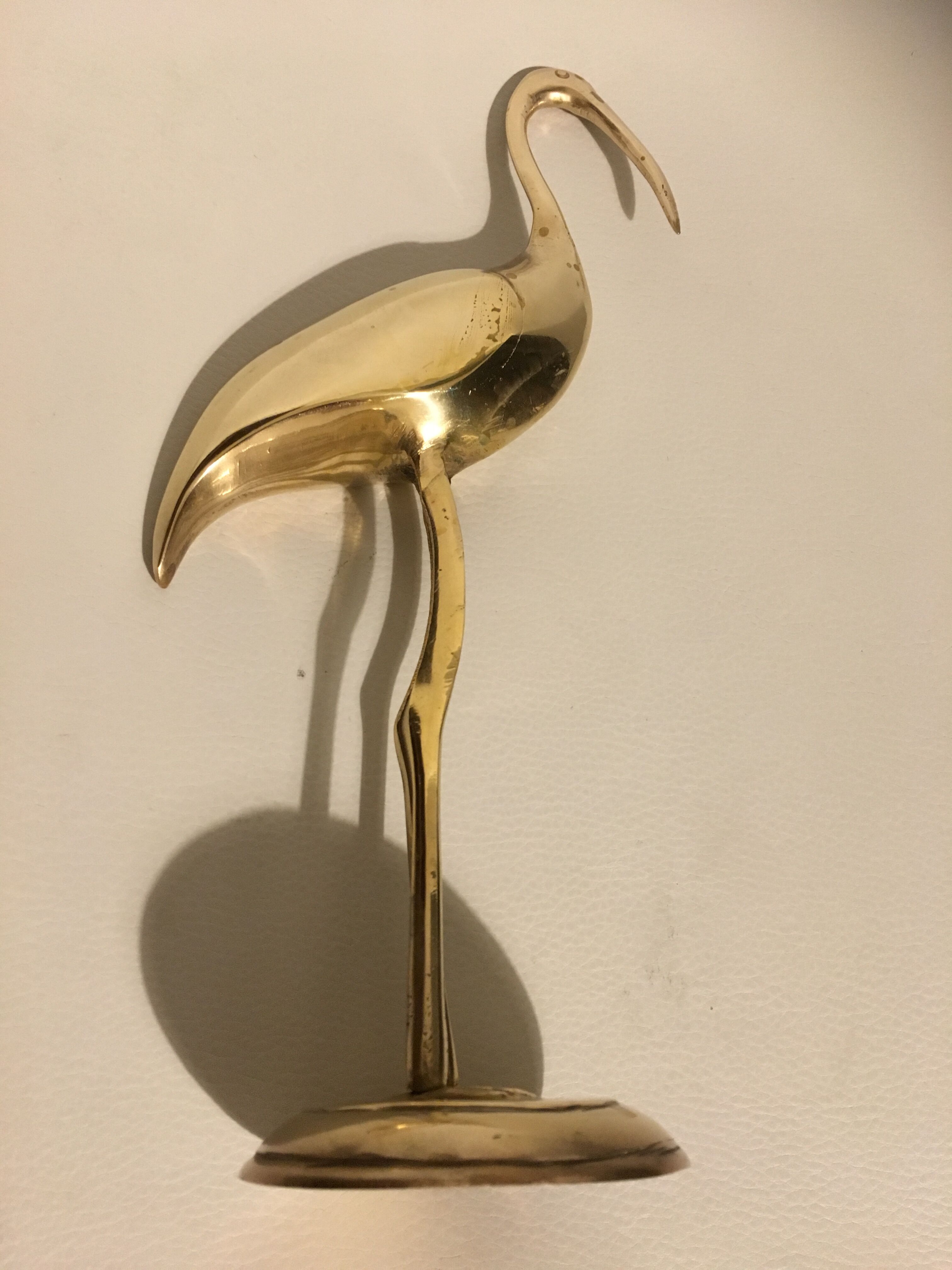 Golden brass Flamingo