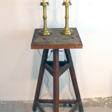Paire de lampes bougeoirs