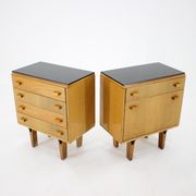 1960s Frantisek Mezulanik Pair of Chest of Drawers, Czechoslovakia