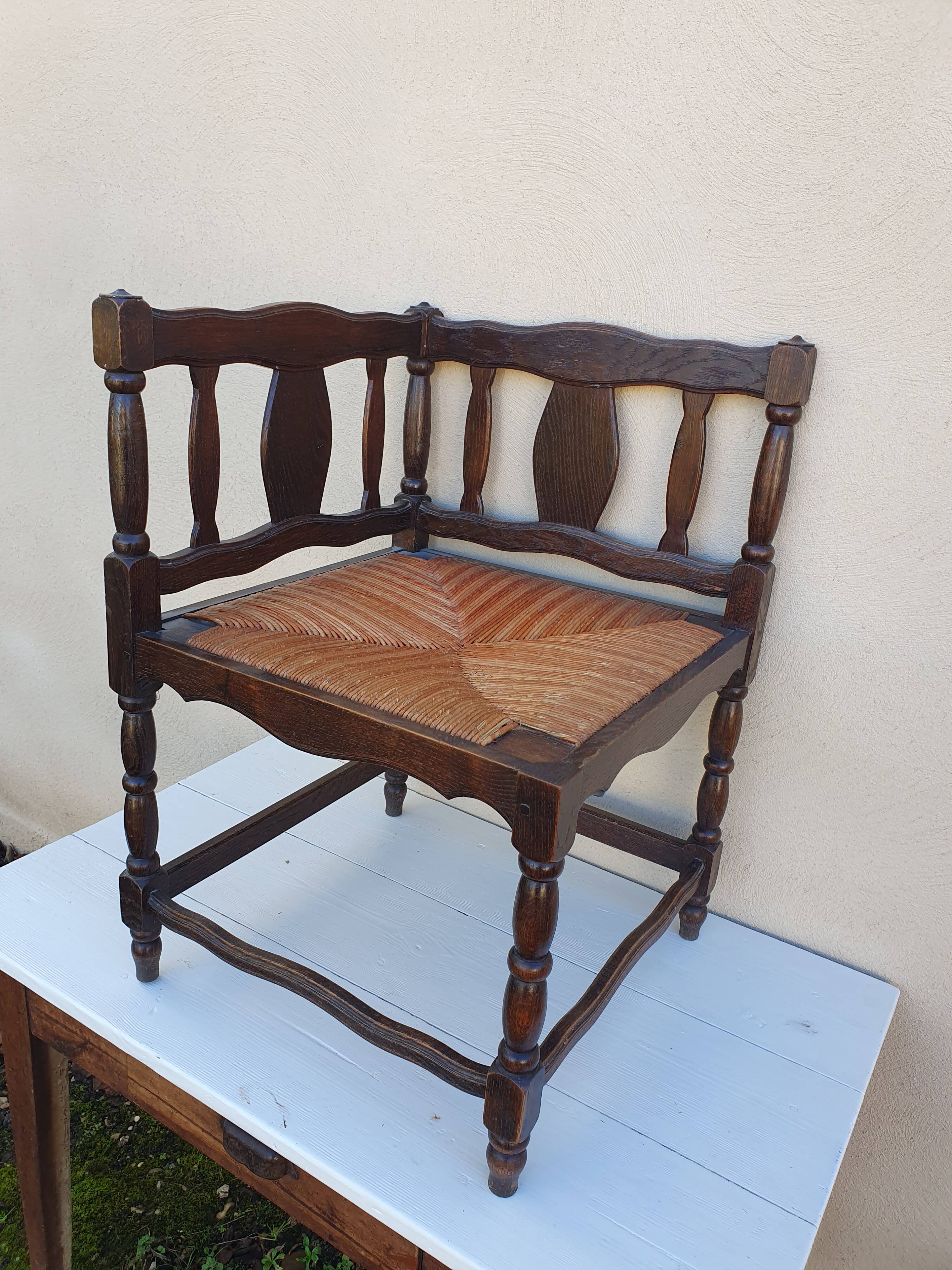 Vintage fireside armchair