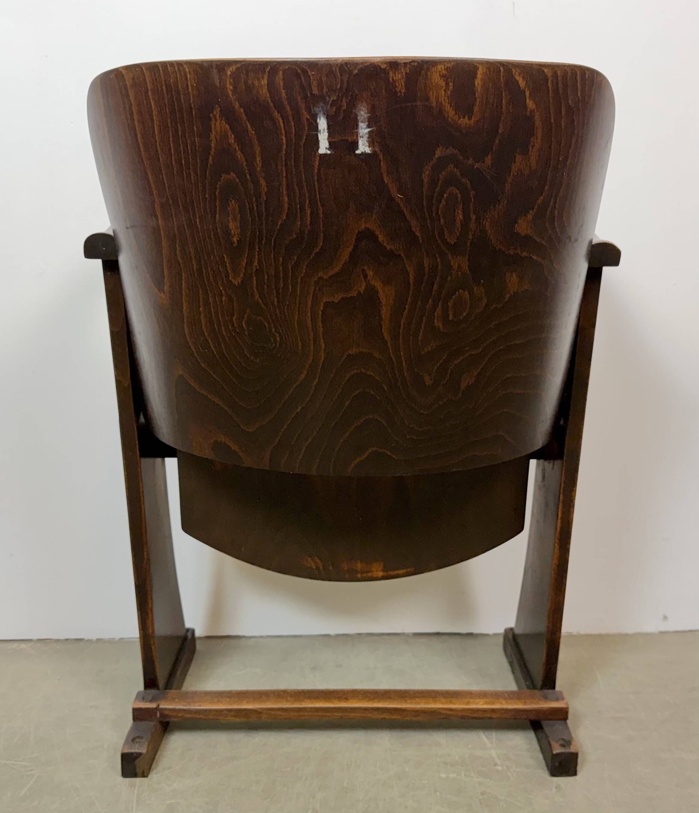 Vintage Cinema or Theatre Seat from Thonet, 1950s