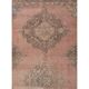 Vintage Turkish Oushak Rug Handwoven 85x740 cm