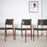 3 x chaises Niels Møller modèle 80