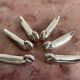 Set of 6 silver-plated swan knife rests