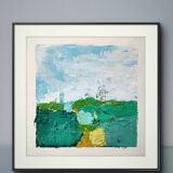 Original painting Abstract landscape art