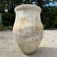 Ancient terracotta pottery jar