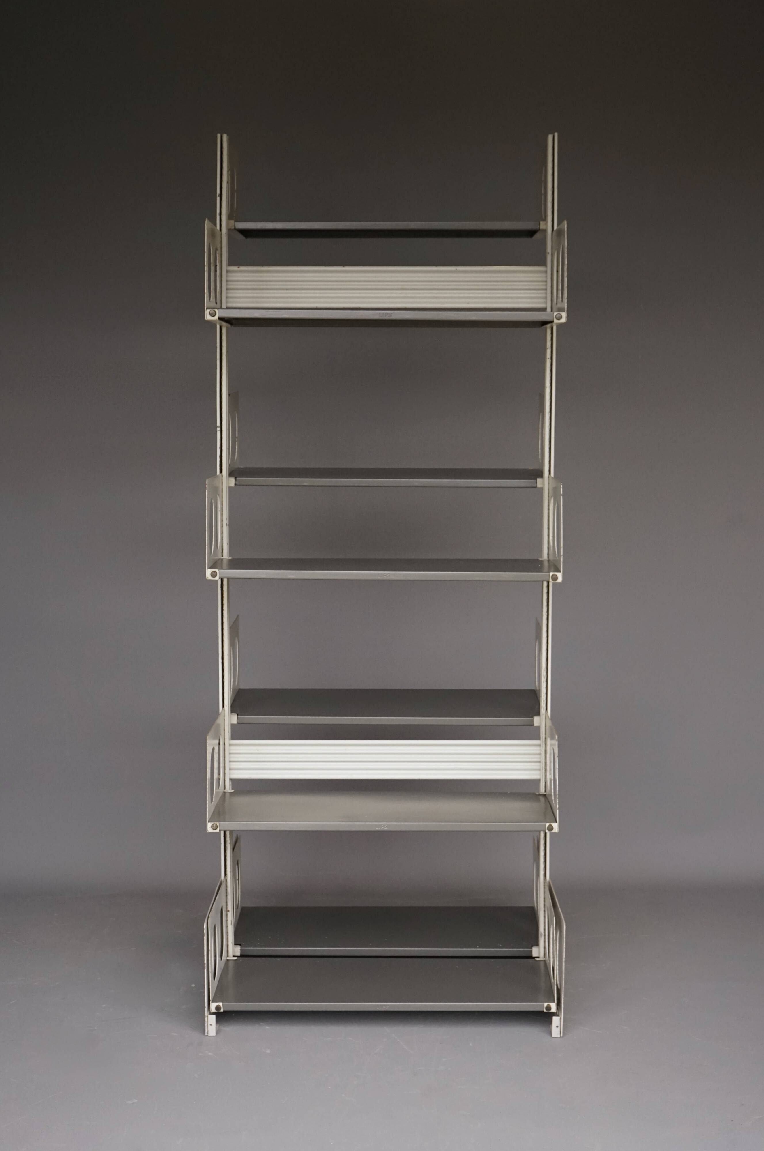 'Triennal' Industrial Shelving Unit from Lips Vago. 1950s