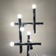 Space age vintage lamp 1970s Temde Made in Switzerland