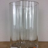 Vase Orrefors in crystal 27 cm, Scandinavian