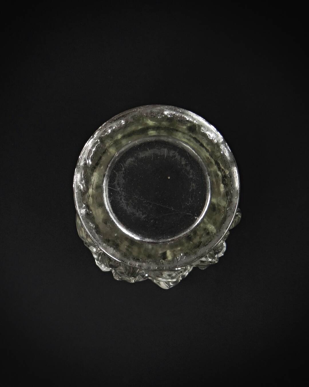 Unsigned Lalique Bacchantes vase in clear crystal, mid-20th century