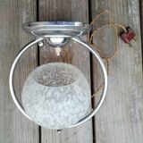 Clichy glass globe lamp