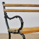 Cast iron and pine garden bench, 1930's