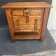 Vintage pine brutalist furniture