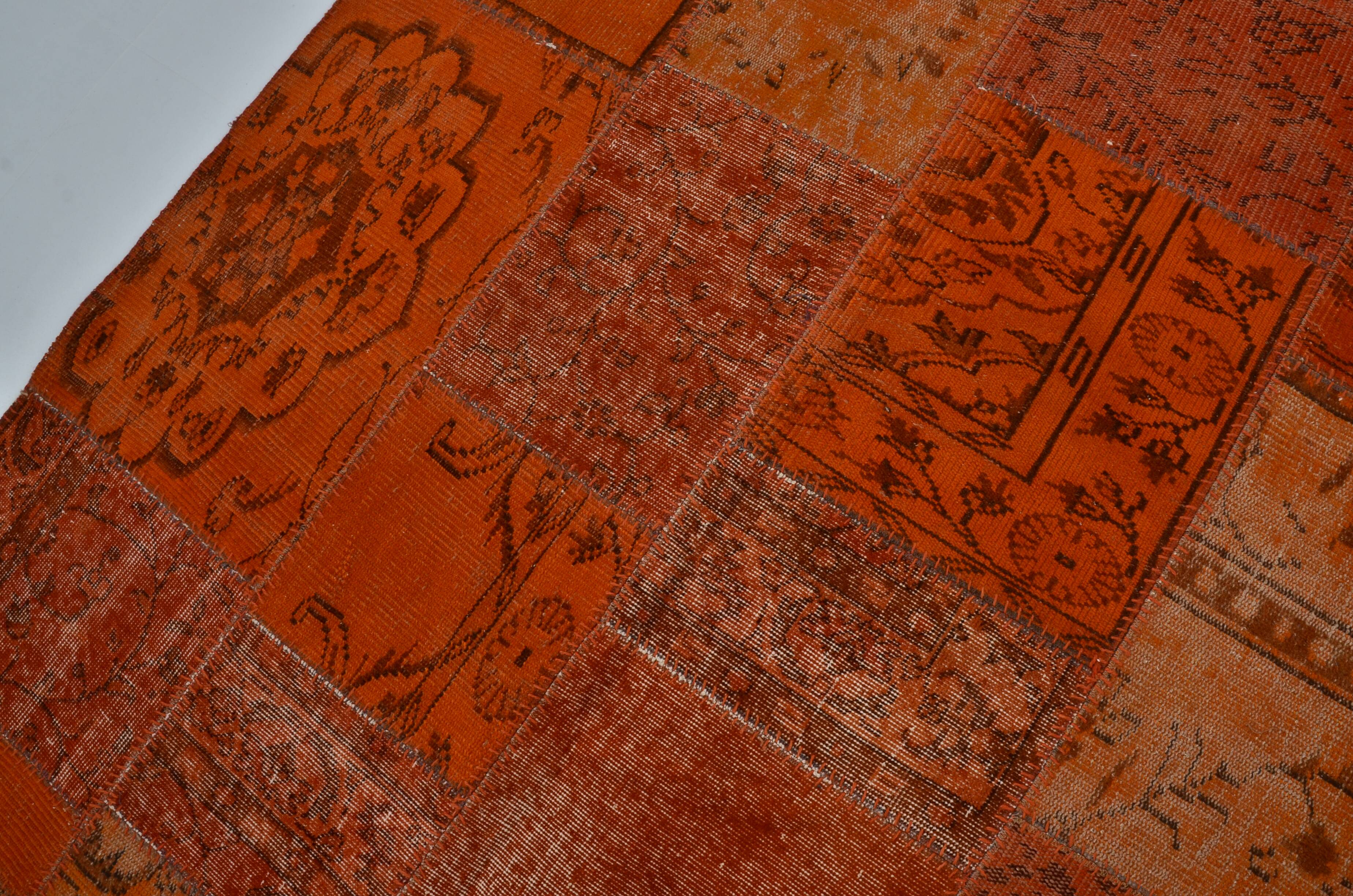 Orange Decorative Vintage Carpet sku 3038