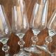 10 crystal champagne flutes