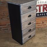 Grey rag picker 5 drawers