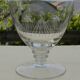 6 Art Deco engraved wine glasses, Meisenthal glassware