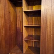 Combined modernist secretary, shelves, closet, wardrobe, vintage, 60s