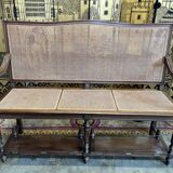 Mahogany billiard bench and canning