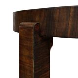 Art Deco Oak Side Table Inlaid Leaf coromandel minimalist design