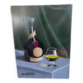 Old oil painting on panel jb maurice vecker 1896-1998 still life