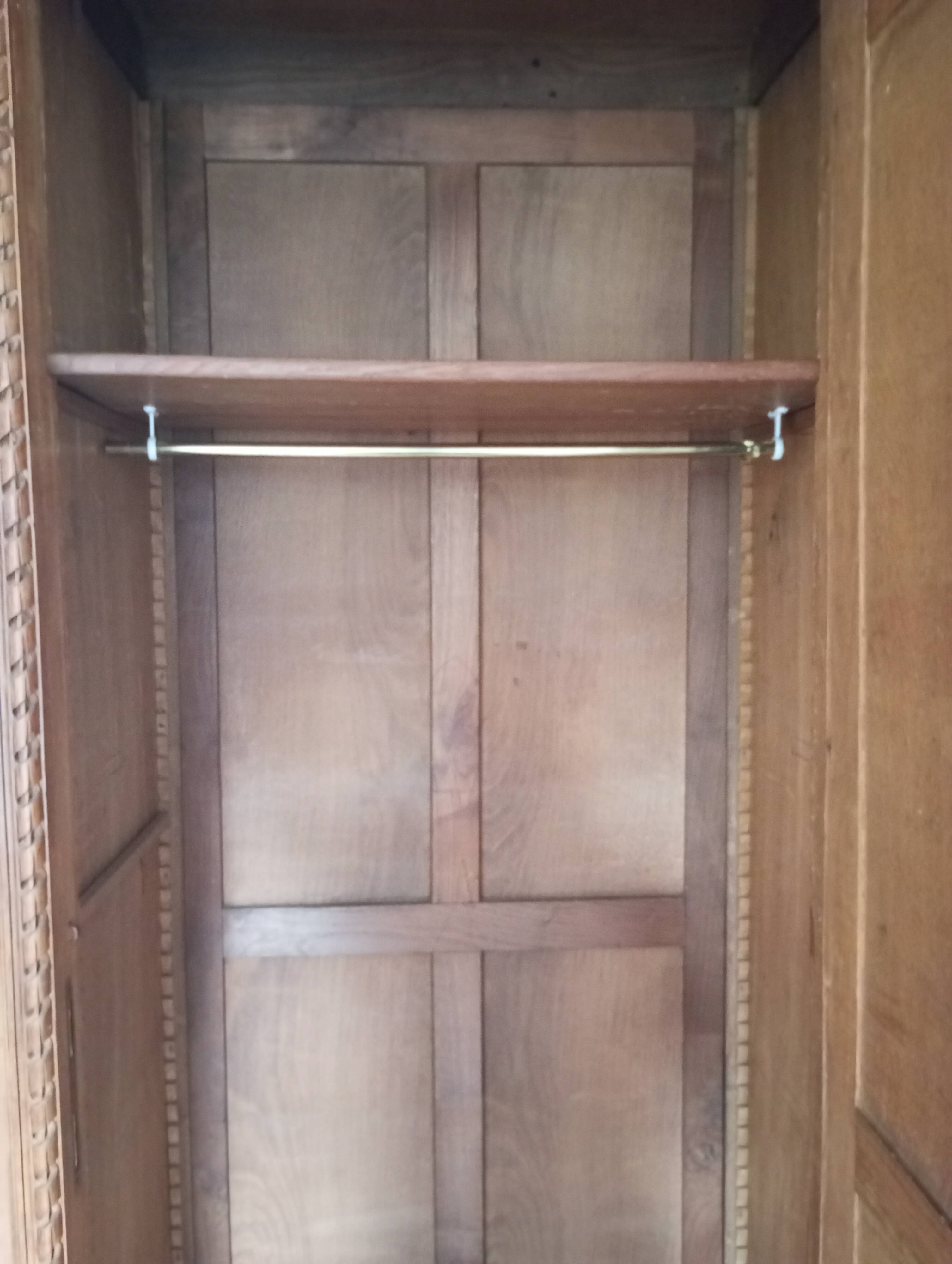 Old and large 3-door wardrobe