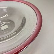 German 2,2kg Glass Bowl by Karl Wiedmann for WMF, 1960s Baushaus Art Deco