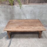 Grande table basse de ferme
