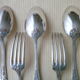 12 silver metal table covers SFAM Rocaille Model