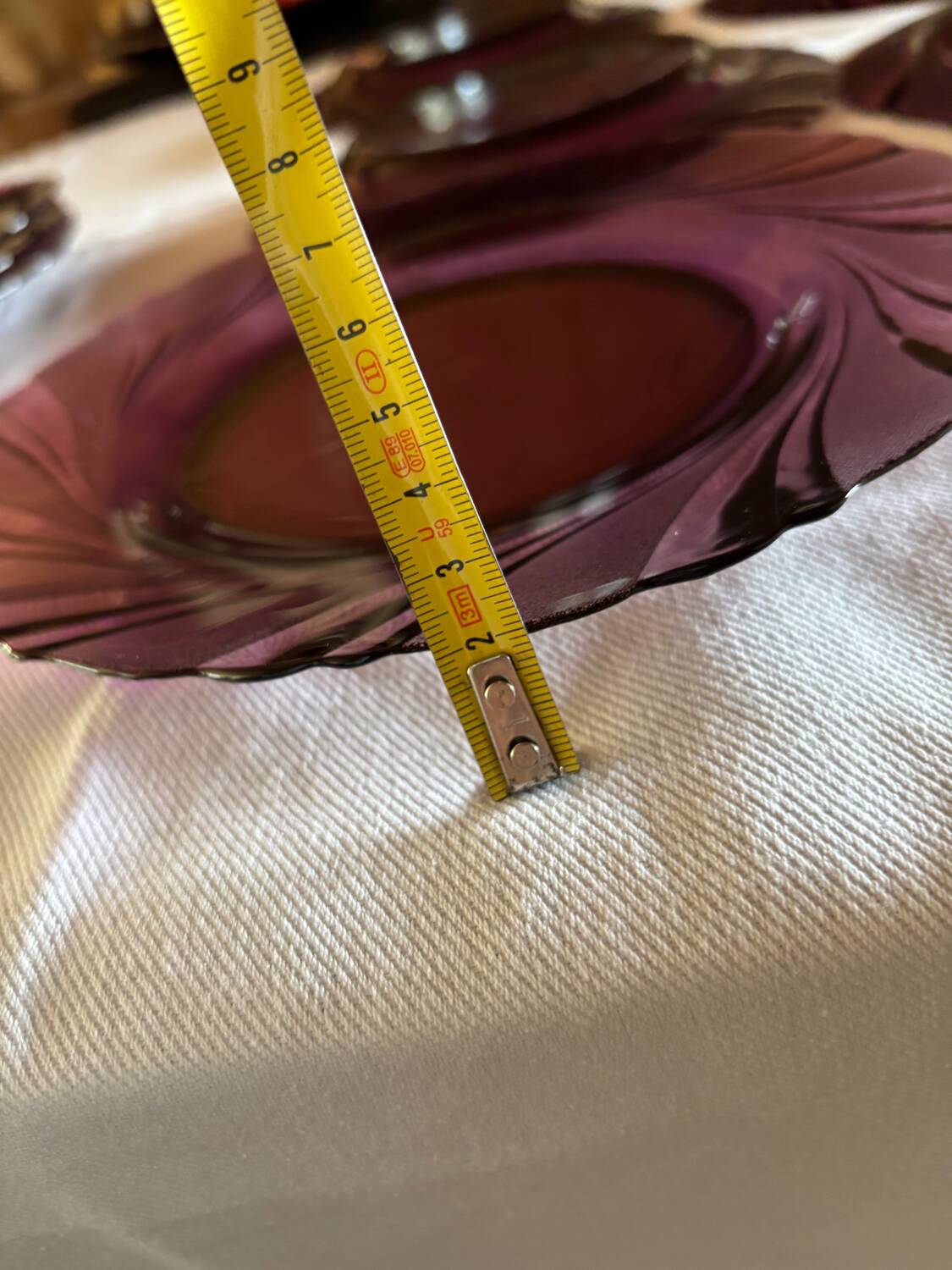 8 assiettes en verre Duralex Bormioli Rocco